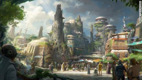 Star Wars: GalaxyÕs Edge will open in summer 2019 at Disneyland Park in Anaheim, California, and fall 2019 at Disney&#39;s Hollywood Studios in Lake Buena Vista, Florida. (Disney Parks)   