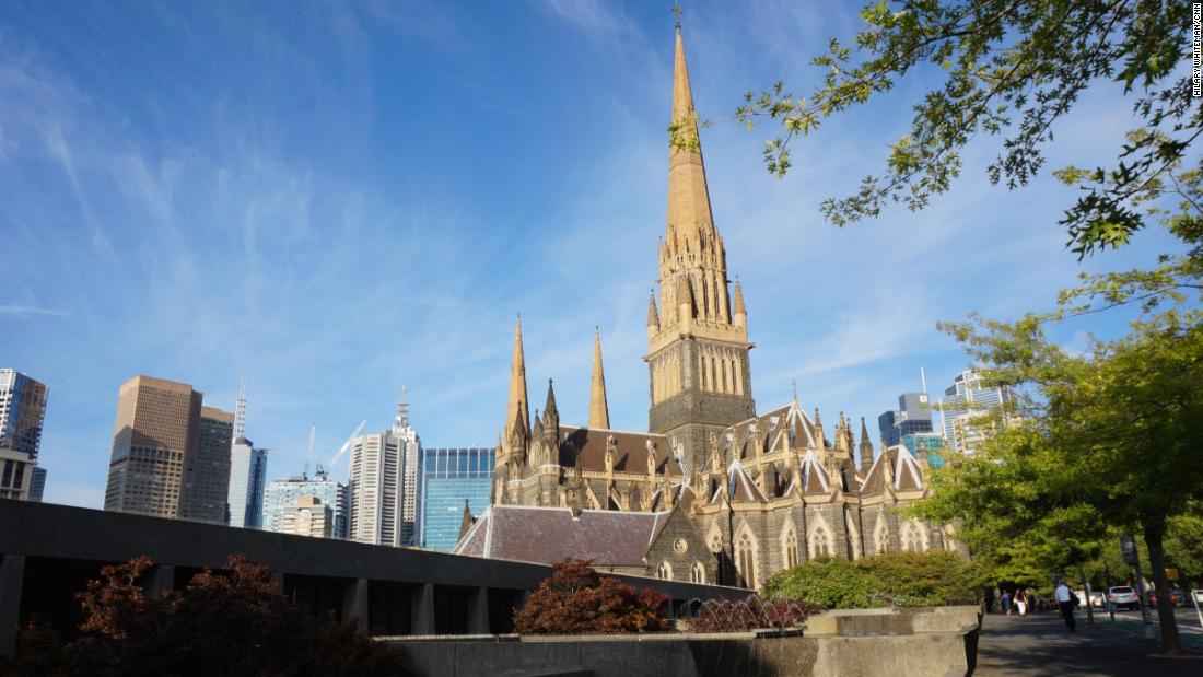 St Patrick's Cathedral in Melbourne where Pell sexually abused the two boys in the late 1990s.