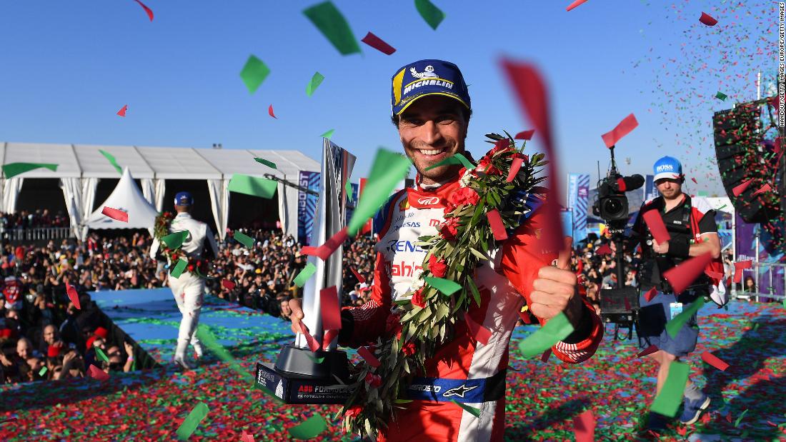 Jerome d&#39;Ambrosio followed up his podium finish in Saudi Arabia with victory in Marrakesh -- his third in Formula E -- to take an early lead at the top of the championship.