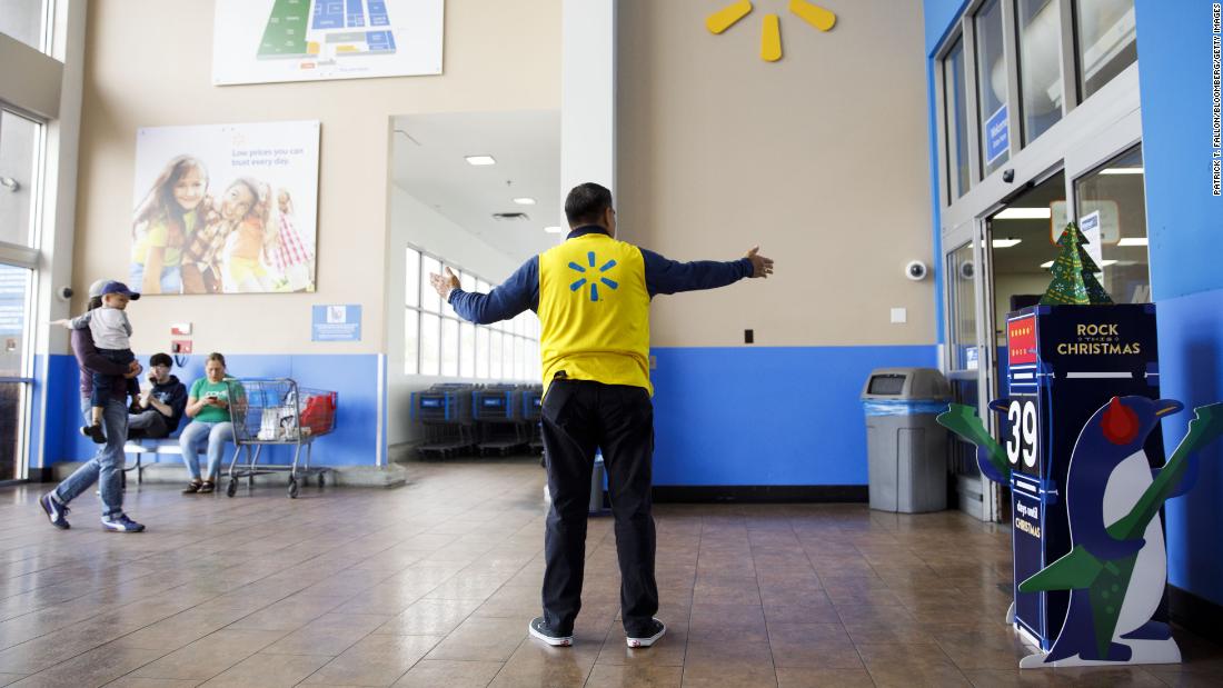 Walmart made changes to greeter jobs at stores. Workers with
