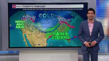 Winter storms bring arctic chill back to US