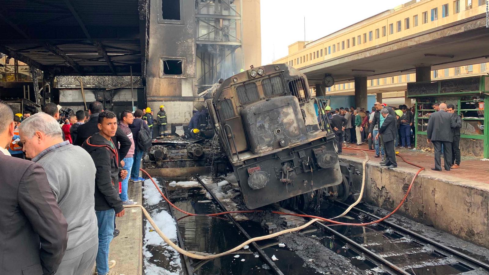 Cairo Fire At Least 25 Dead In Railway Station After Trains Fuel Tank