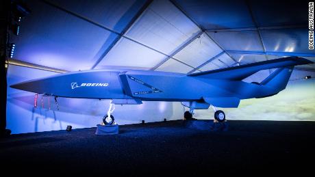 Boeing showed off a model of its &#39;Loyal Wingman&#39; artificial intelligence drone at an airshow in Australia on Wednesday.