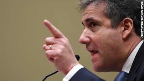 Michael Cohen, US President Donald Trump's former personal attorney, testifies before the House Oversight and Reform Committee in the Rayburn House Office Building on Capitol Hill in Washington, DC on February 27, 2019. (Photo by Jim WATSON / AFP)        (Photo credit should read JIM WATSON/AFP/Getty Images)