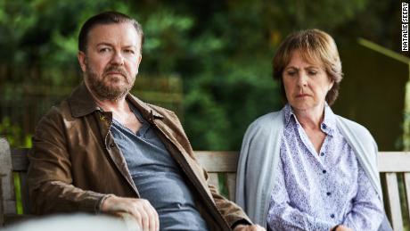 Ricky Gervais, Penelope Wilton in &#39;After Life&#39;