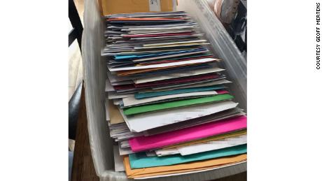 The Mertens family filled more than a dozen postal boxes with letters to Emma from around the world.