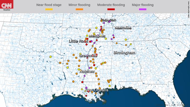 Areas Around The Lower Mississippi River Are Flooding And The Worst Is Ahead Cnn 3603