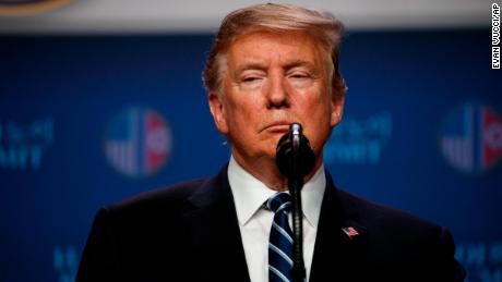 President Donald Trump speaks during a news conference after a summit with North Korean leader Kim Jong Un, Thursday, Feb. 28, 2019, in Hanoi. (AP Photo/ Evan Vucci)