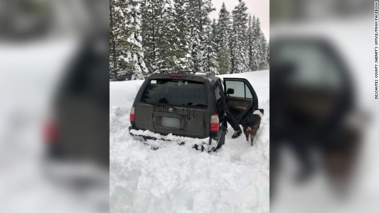 The Toyota 4Runner Jeremy Taylor was stuck in for 5 days.