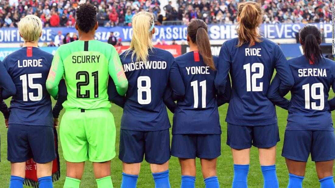 US women's soccer team honors Cardi B 