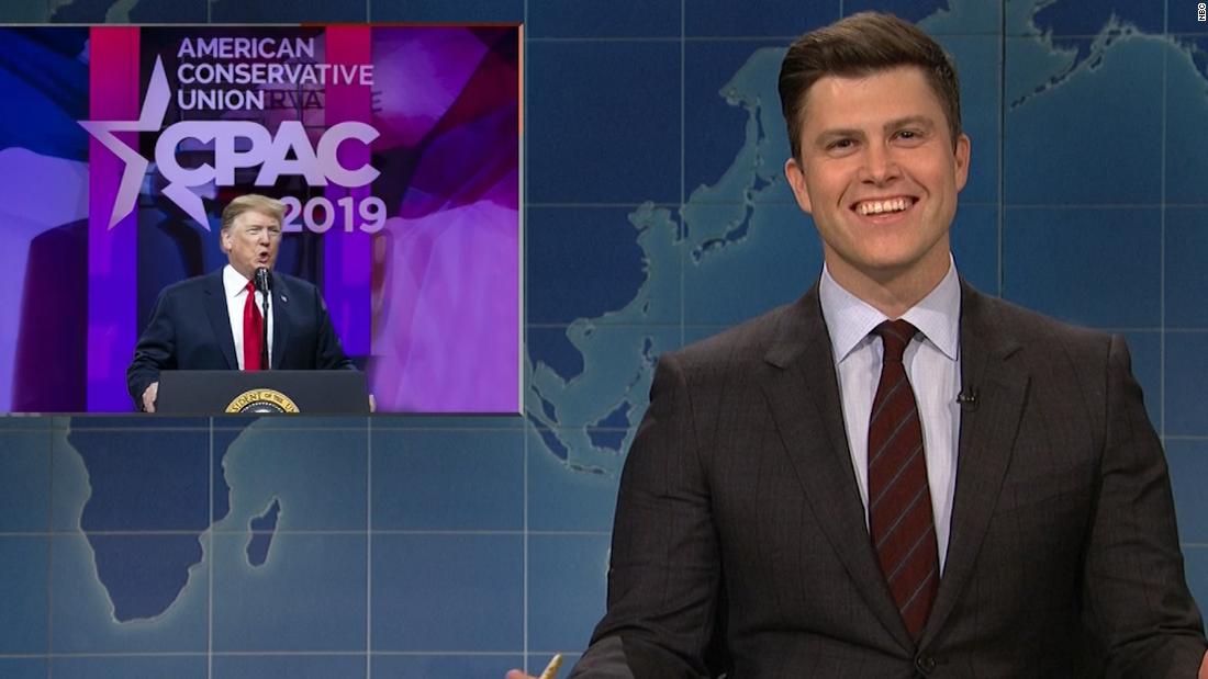 Snl Mocks Wilder Moments From Trumps Cpac Speech Cnn Video 