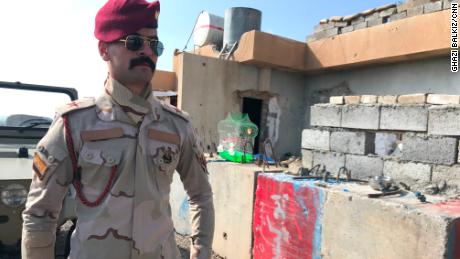 On the foothills of the Hamrin Mountains, Iraqi security forces are increasing the number of checkpoints and military outposts along roads. 