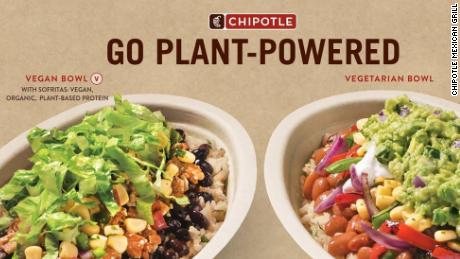 Chipotle&#39;s plant-powered lifestyle bowls