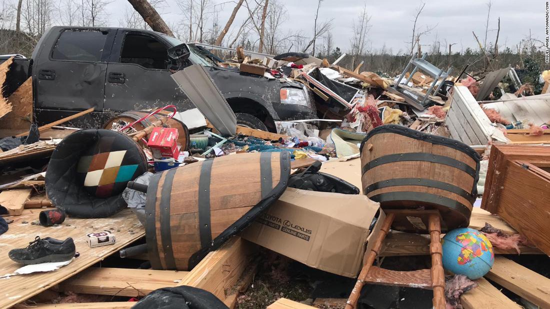 Esta casa fue levantada y movida por un tornado en Salem, Alabama CNN