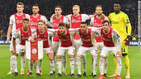 Ajax is competing in this season's European Champions League.