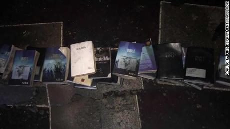 Bibles were left untouched by a fire in West Virgina.