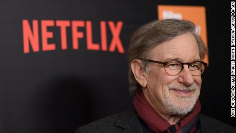 Steven Spielberg attends a Netflix event in 2017.