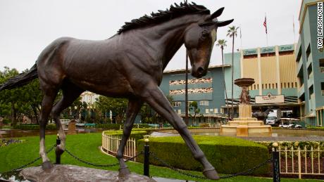 Santa Anita is one of the busiest race tracks in the nation. 