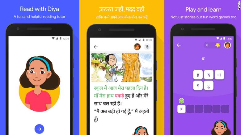 谷歌刚刚推出了一款应用程序来教印度孩子阅读