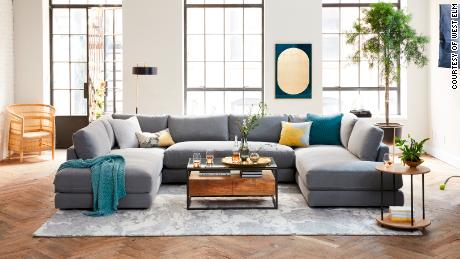 West Elm struck a partnership with Rent the Runway to offer a selection of pillows, blankets and covers to rent.