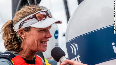 Carolijn Brouwer won the Volvo Ocean Race with Dongfeng Race Team last year.