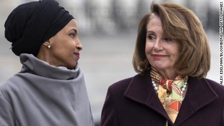 Pelosi says she talked with Sergeant-at-Arms about Omar&#39;s safety following Trump tweet