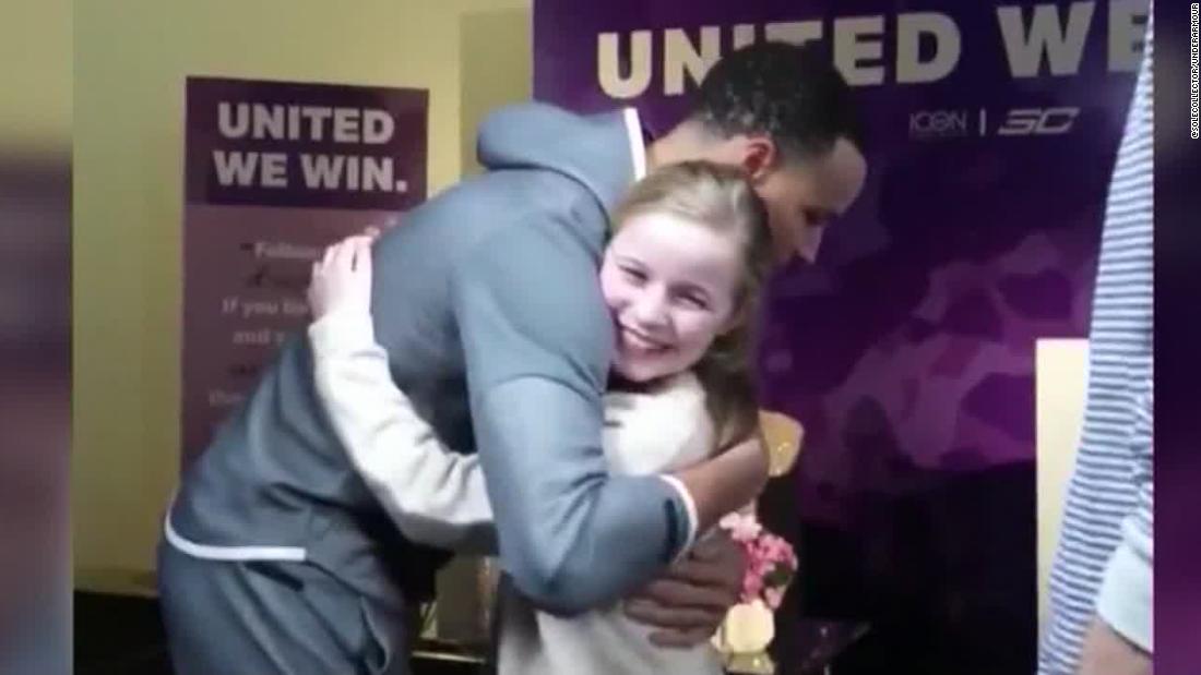 steph curry 9 year old
