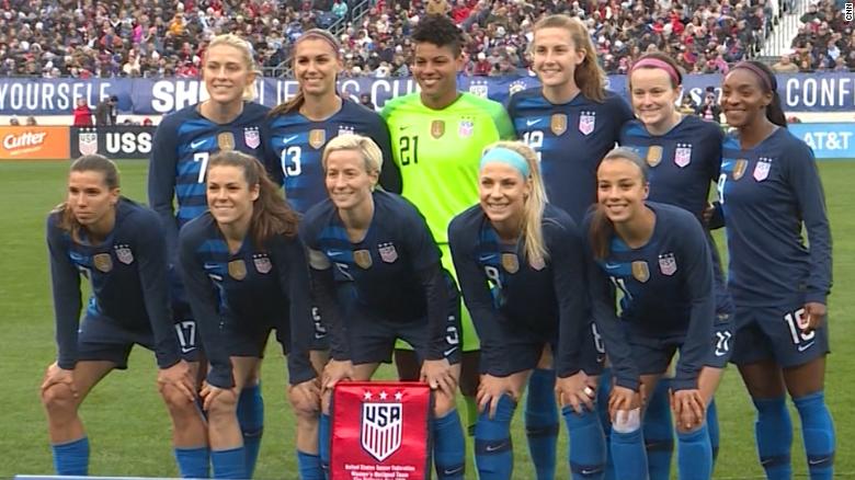 Us Womens Soccer Team Members Sue Us Soccer For Gender Discrimination Cnn 