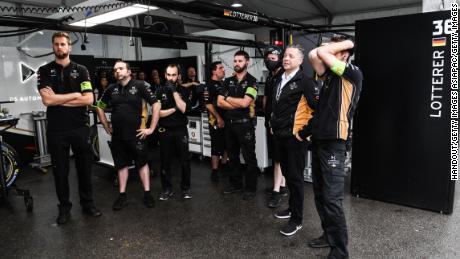 Andre Lotterer's Techeetah team react to the late controversy. 