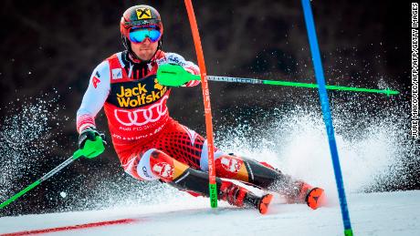 Marcel Hirscher wins his eighth overall World Cup title. 