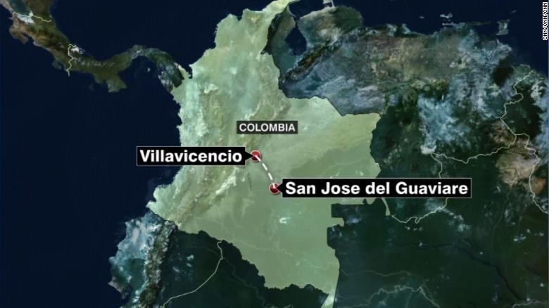 Officials in Colombia say 12 people are dead.
