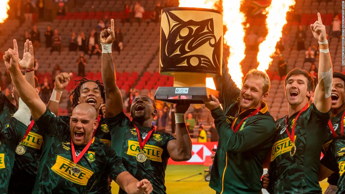 South Africa overcame France 21-12 to win its first title of the season. The World Series&#39; defending champion saw off Argentina and Fiji in the knockout stages before outscoring Les Bleus by three tries to two in the final in Vancouver. 