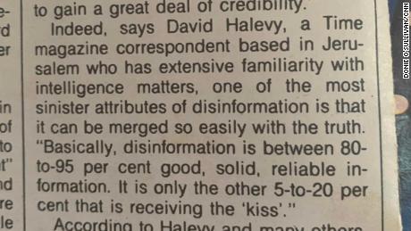 Agents of disinformation today mix factual and false information, making it more difficult for audiences to determine what is real and what is fake.