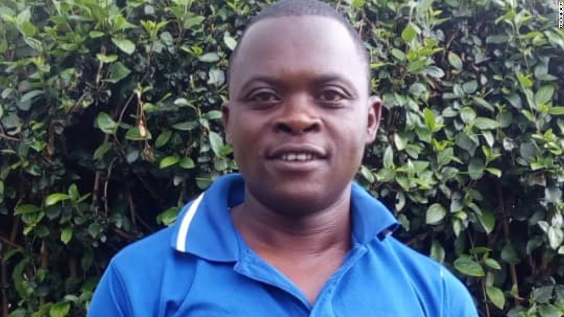 Anselme Mutuyimana's body was found in a forest in March. 