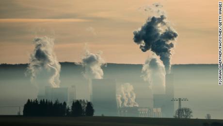 A coal-fired power plant in Poland belches emissions.