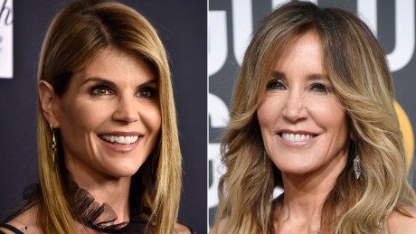 Lori Loughlin and Felicity Huffman are two contrasting faces in the college admissions scam