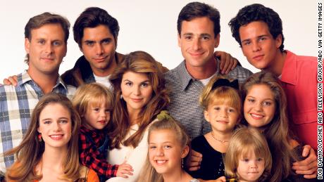 The &quot;Full House&quot; cast in 1993.