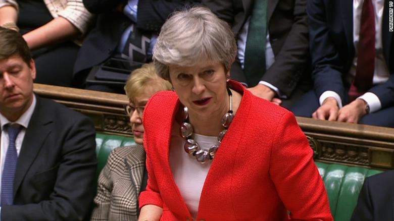 Theresa May profoundly regrets loss on Brexit deal