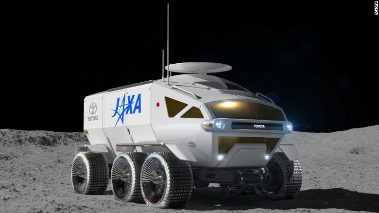 丰田计划的月球车的概念图。