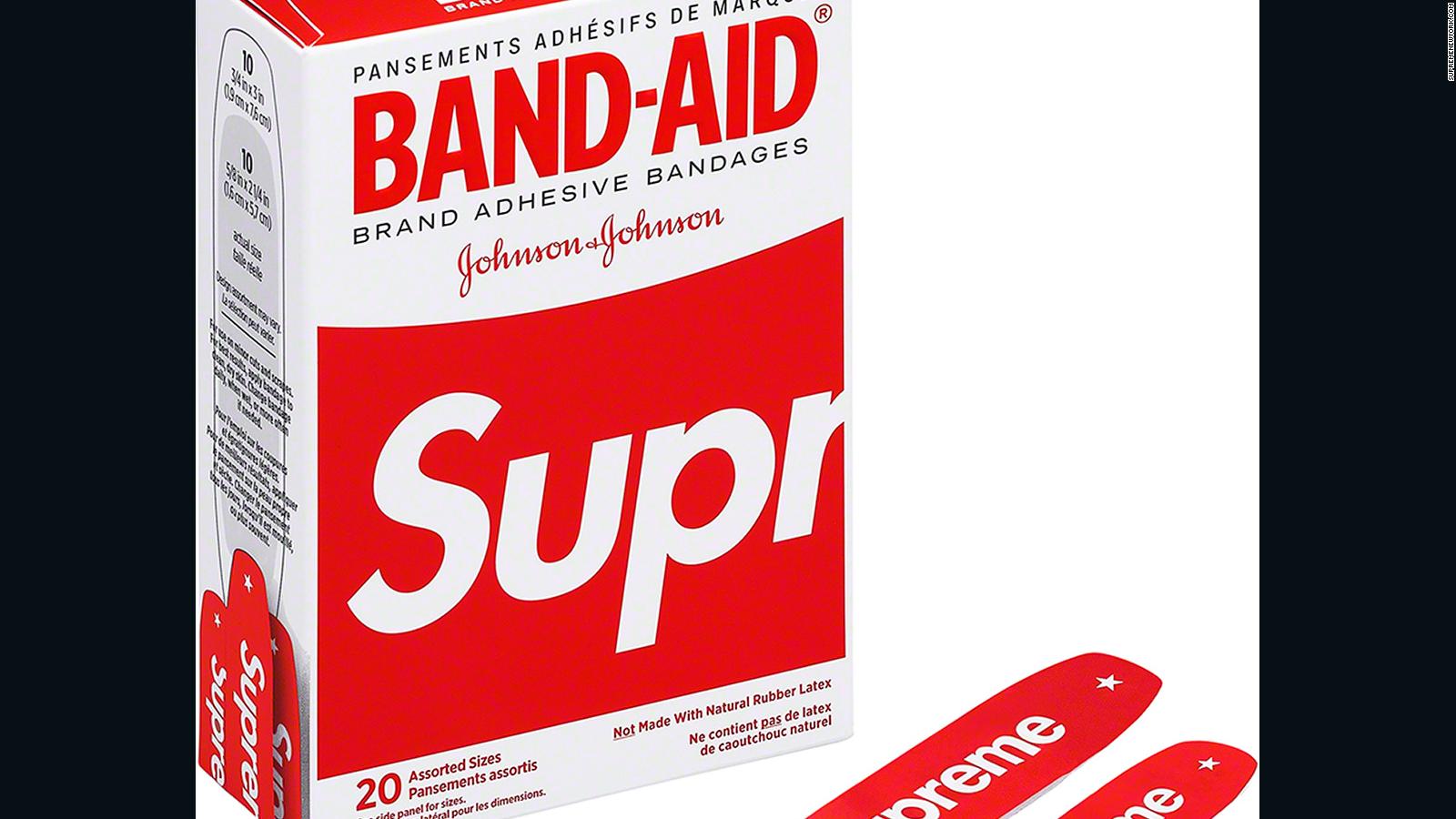 SET OF 2 Individual Bandages. 1 Small, 1 Big 2019 S//S Supreme Band Aid Box Logo