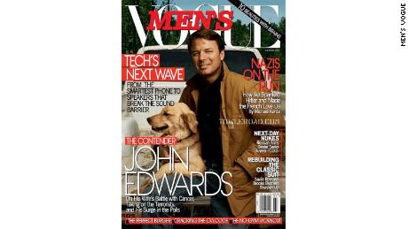 John Edwards on the July/August cover of Men's Vogue. (PRNewsFoto/Men's Vogue) (Newscom TagID: prnphotos062921) [Photo via Newscom]