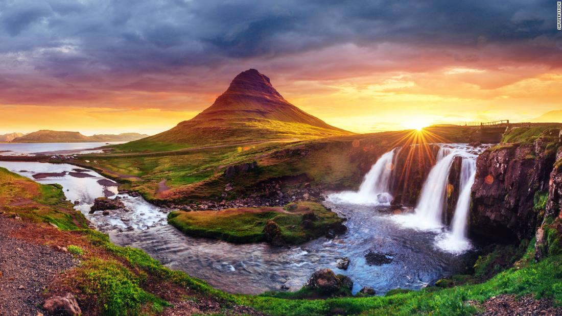 &lt;strong&gt;4. Iceland. &lt;/strong&gt;Fourth place Iceland offers hot springs and stunning waterfalls, like this one at Kirkjufell mountain, that appear otherworldly.