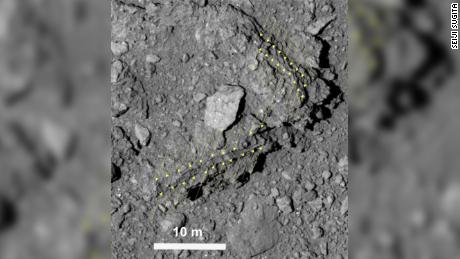 Ryugu is extremely dark and looks blacker than coal to our eyes.