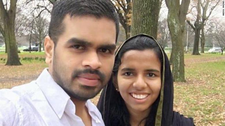 Friends say Nazer and Alibava, who were married in 2017, were very much in love. 
