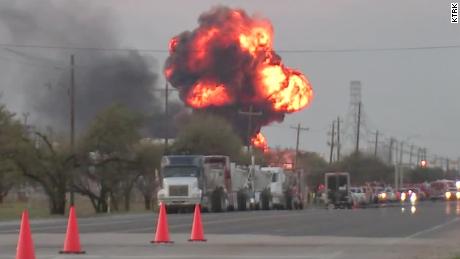 A fireball erupted over the facility on Tuesday.