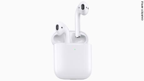 Apple's second-generation AirPods.