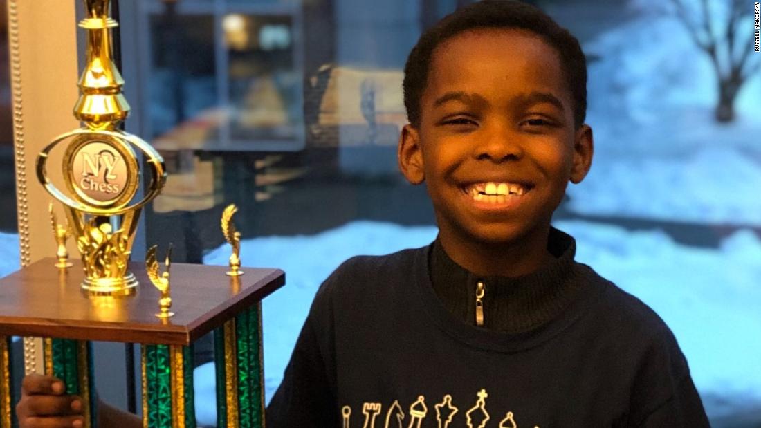 A homeless 8-year-old, who learned to play a year ago, is now a New York chess champion