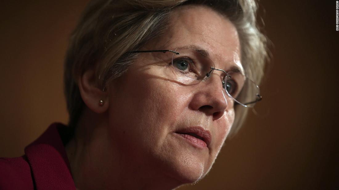 Warren listens during a hearing of the Senate Committee on Banking, Housing and Urban Affairs in May 2013.