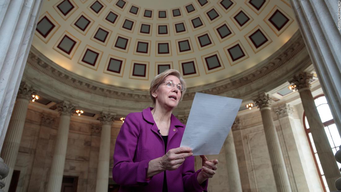 Warren holds a transcript of her speech in the Senate Chamber after she was cut off during the debate over Attorney General-designate Jeff Sessions in February 2017. In an extremely rare rebuke, Senate Majority Leader Mitch McConnell &lt;a href=&quot;http://www.cnn.com/2017/02/07/politics/elizabeth-warren-mitch-mcconnell/&quot; target=&quot;_blank&quot;&gt;silenced Warren&lt;/a&gt; after he determined that she violated a Senate rule against impugning another senator. Warren was reading from a 1986 letter in which Coretta Scott King, the widow of Martin Luther King Jr., was critical of Sessions -- who at the time was a nominee to be a federal judge.