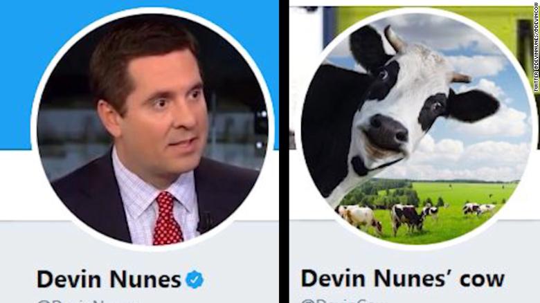 Nunes Cannot Sue Twitter Over Accounts Posing As His Mother And A Cow Judge Rules Cnnpolitics